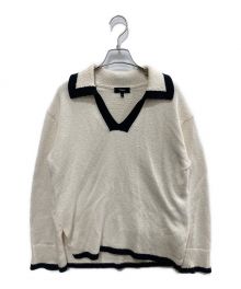 theory（セオリー）の古着「Wave Boucle OW LS Pullover/ニット」｜アイボリー