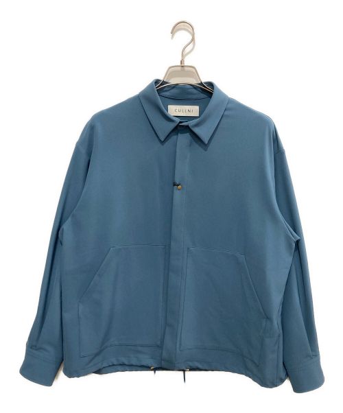 CULLNI（クルニ）CULLNI (クルニ) Stretch Twill Light Shirt Jacket ブルー サイズ:2 未使用品の古着・服飾アイテム