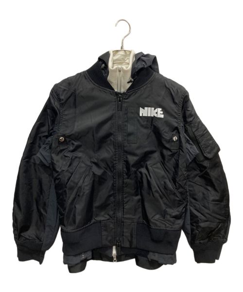 NIKE（ナイキ）NIKE (ナイキ) sacai (サカイ) NRG LAYERED JKT ブラック サイズ:Sの古着・服飾アイテム