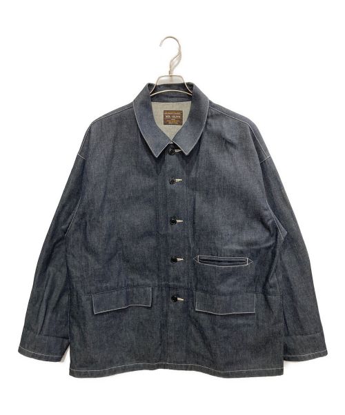 MR.OLIVE（ミスターオリーブ）MR.OLIVE (ミスターオリーブ) 10oz ALL SEASON DEINIM -RELAX CAR COAT インディゴ サイズ:Ｌの古着・服飾アイテム