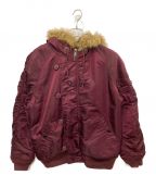 SUPREMEシュプリーム）の古着「Flight Satin N-2B Parka」｜ボルドー