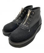 foot the coacherフットザコーチャー）の古着「CLIMB BOOT FRONT ZIP/ジップフロントブーツ」｜ブラック