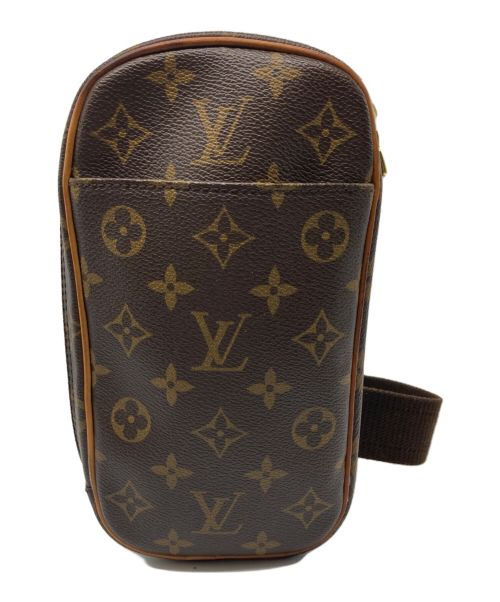 LOUIS VUITTON（ルイ ヴィトン）LOUIS VUITTON (ルイ ヴィトン) ポシェット・ガンジュ ブラウンの古着・服飾アイテム