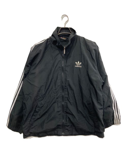 adidas（アディダス）adidas (アディダス) トランクトップジャージ/80's/万国旗タグ ブラック サイズ:Lの古着・服飾アイテム