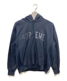 SUPREME（シュプリーム）の古着「GlitterArc HoodedSweatshirt」｜ネイビー