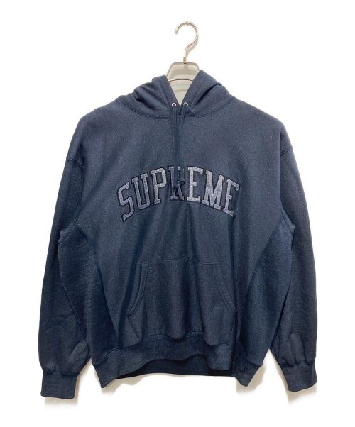 SUPREME（シュプリーム）Supreme (シュプリーム) GlitterArc HoodedSweatshirt ネイビー サイズ:XLの古着・服飾アイテム