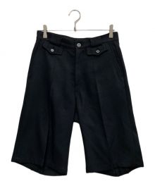 DAIRIKU（ダイリク）の古着「Short Bondage Pressed Pants」｜ブラック