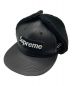 SUPREME（シュプリーム）の古着「Leather Earflap Box Logo」｜ブラック