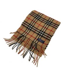 Burberry's（バーバリーズ）の古着「カシミヤノバチェックマフラー」｜ブラウン