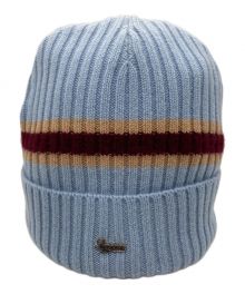 SUPREME（シュプリーム）の古着「stripe cashmere beanie」｜ブルー