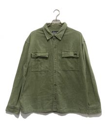 stussy（ステューシー）の古着「コーデュロイシャツ」｜グリーン