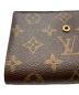 中古・古着 LOUIS VUITTON (ルイ ヴィトン) 2つ折り財布/ポルト モネ・ビエ ヴィエノワ ブラウン：13000円