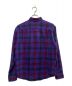 SUPREME (シュプリーム) Tartan Flannel Shirt/チェックシャツ パープル サイズ:M：7000円