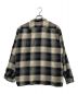 PENDLETON (ペンドルトン) チェックシャツ/OPEN COLLAR SHIRT オープンカラーシャツ ホワイト×ブラック サイズ:L：6000円