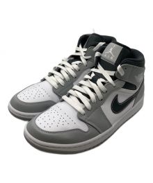 NIKE（ナイキ）の古着「Air Jordan 1 Mid」｜ホワイト×グレー