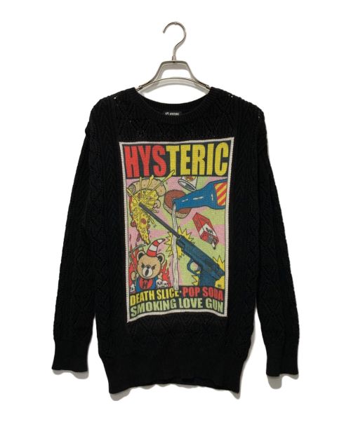 Hysteric Glamour（ヒステリックグラマー）Hysteric Glamour (ヒステリックグラマー) KOZIKファックベアニット ブラック サイズ:FREEの古着・服飾アイテム