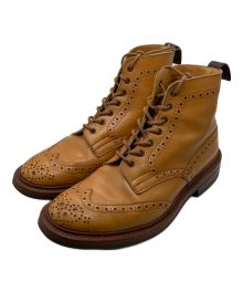 Tricker's（トリッカーズ）の古着「MOLTONブーツ」｜キャメル