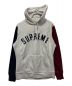 Supreme（シュプリーム）の古着「Color Blocked ArcLogoHooded/アーチロゴパーカー」｜グレー