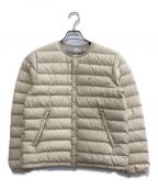 DANTONダントン）の古着「インナーダウンジャケット/CREW NECK INNER DOWN JACKET」｜アイボリー