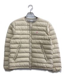 DANTON（ダントン）の古着「インナーダウンジャケット/CREW NECK INNER DOWN JACKET」｜アイボリー