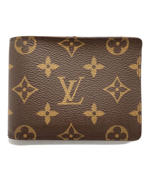 LOUIS VUITTON（ルイ ヴィトン）LOUIS VUITTON (ルイ ヴィトン) ポルトフォイユ ミュルティプル ブラウンの古着・服飾アイテム