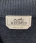 中古・古着 HERMES (エルメス) 切替ドライバーズニット ブラック サイズ:S：50000円