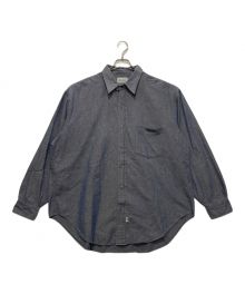 Marvine Pontiak Shirt Makers（マーヴィンポンティアックシャツメイカーズ）の古着「チンストラップシャツ」｜インディゴ