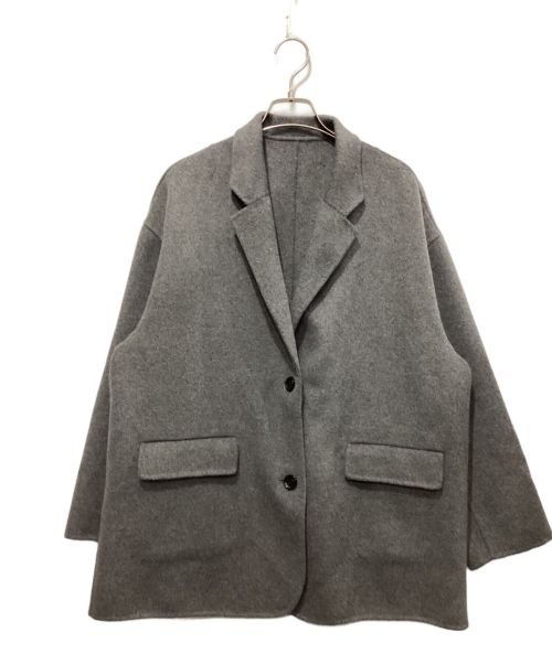 Spick and Span（スピックアンドスパン）Spick and Span (スピックアンドスパン) ウールミックスリバージャケット グレー サイズ:36の古着・服飾アイテム