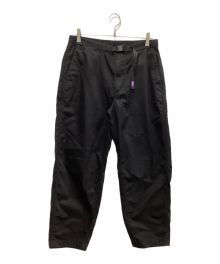 THE NORTHFACE PURPLELABEL（ザ・ノースフェイス パープルレーベル）の古着「ストレッチツイル ワイドテーパードパンツ」｜ブラック