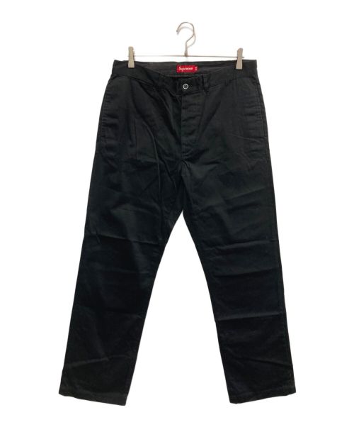 SUPREME（シュプリーム）SUPREME (シュプリーム) work pants ブラック サイズ:34の古着・服飾アイテム