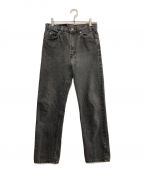 LEVI'Sリーバイス）の古着「デニムパンツ/90's Levi’s /505-4159 BLACK DENIM PANTS/USA製/オレンジタブ」｜ブラック