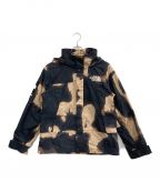 THE NORTH FACE×SUPREMEザ ノース フェイス×シュプリーム）の古着「Bleached Denim Print Mountain Jacket」｜ベージュ×ブラック