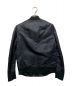 Y-3 (ワイスリー) Bonded Leather Jacket/ボンデッドレザージャケット ブラック サイズ:Ｍ：32000円