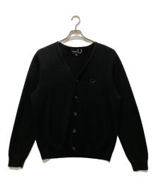 FRED PERRY×RAF SIMONS（フレッドペリー×ラフシモンズ）の古着「アクリルウールニットカーディガン」｜ブラック