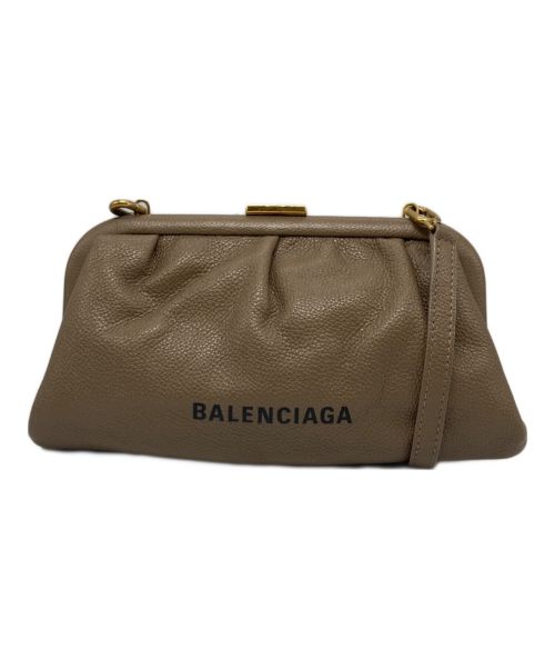 BALENCIAGA（バレンシアガ）BALENCIAGA (バレンシアガ) クラッチショルダーバッグ ベージュの古着・服飾アイテム