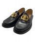 VERSACE（ヴェルサーチ）の古着「Leather Loafer/レザーローファー/メデューサ」｜ブラック