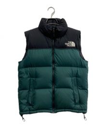 THE NORTH FACE（ザ ノース フェイス）の古着「ヌプシベスト/NUPTSE VEST」｜ブラック×グリーン