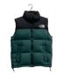 THE NORTH FACE（ザ ノース フェイス）の古着「ヌプシベスト/NUPTSE VEST」｜ブラック×グリーン