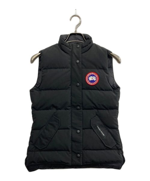 CANADA GOOSE（カナダグース）CANADA GOOSE (カナダグース) FREESTYLE VEST/フリースタイルベスト/ダウンベスト ブラック サイズ:XSの古着・服飾アイテム