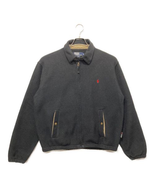 POLO RALPH LAUREN（ポロ・ラルフローレン）POLO RALPH LAUREN (ポロ・ラルフローレン) フリースドリズラージャケット ブラック サイズ:Mの古着・服飾アイテム