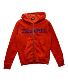 DSQUARED2（ディースクエアード）の古着「SWEAT JACKET」｜オレンジ