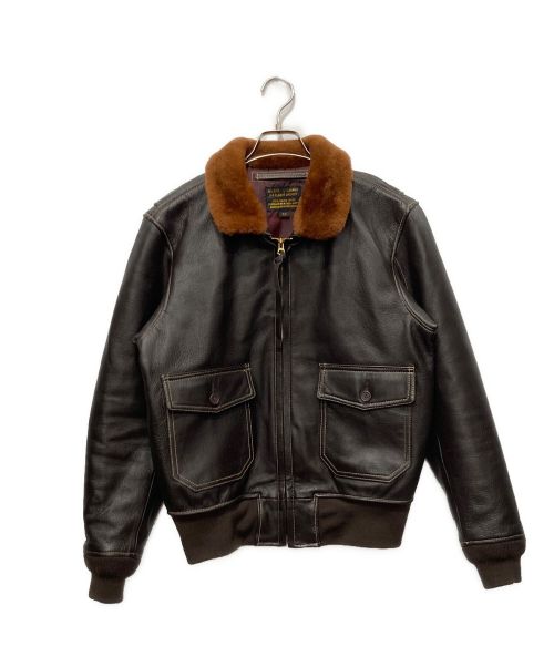 MORGAN MEMPHIS BELLE（モーガン メンフィス ベル）MORGAN MEMPHIS BELLE (モーガン メンフィス ベル) G-1FLIGHTJACKET ブラウン サイズ:40の古着・服飾アイテム