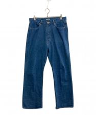 AURALEE (オーラリー) SELVEDGE LIGHT DENIM PANTS インディゴ サイズ:5