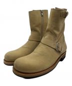 nonnativeノンネイティブ）の古着「WORKER ZIP UP BOOTS COW LEATHER」｜ベージュ