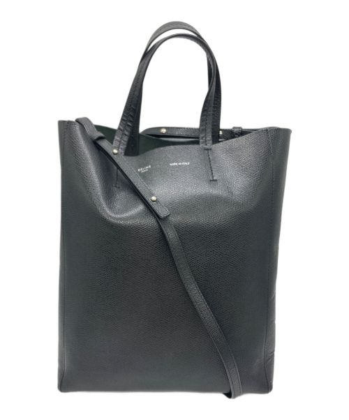 CELINE（セリーヌ）CELINE (セリーヌ) スモール バーティカル カバ ブラックの古着・服飾アイテム