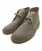 CLARKSクラークス）の古着「Desert Boot デザートブーツ　スウェードブーツ」｜ベージュ