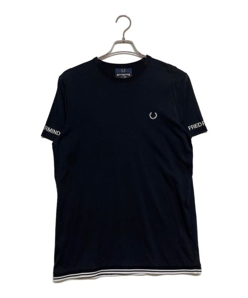 FRED PERRY（フレッドペリー）FRED PERRY (フレッドペリー) クルーネックカットソー ブラック サイズ:Sの古着・服飾アイテム