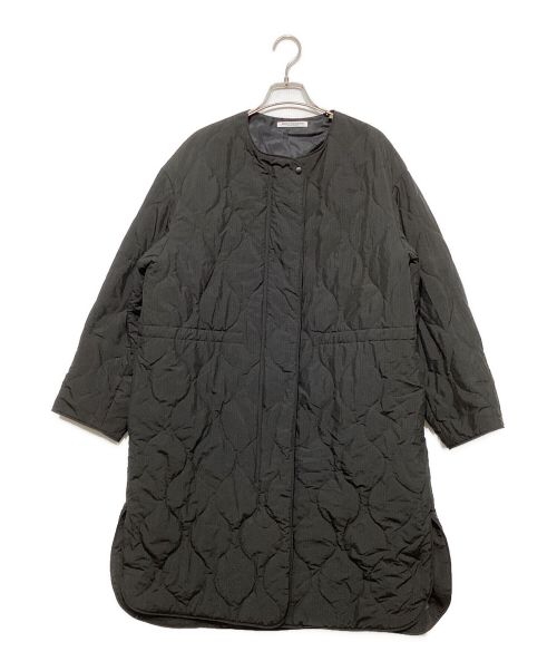 BEAUTY&YOUTH（ビューティーアンドユース）BEAUTY&YOUTH (ビューティーアンドユース) quilted collarless coat(キルト カラーレス コート) ブラック サイズ:Sの古着・服飾アイテム