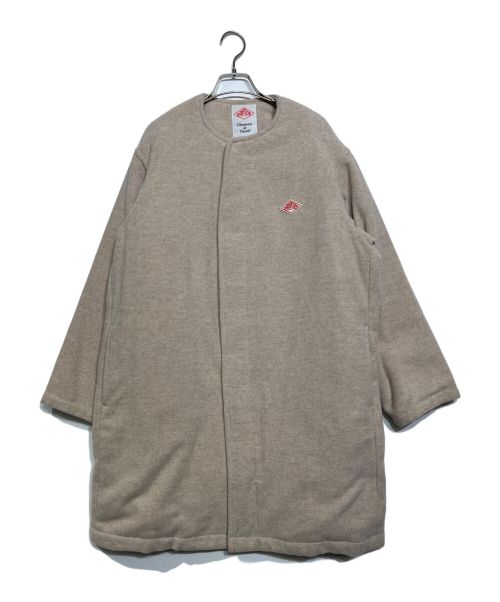 DANTON（ダントン）DANTON (ダントン) モッサノーカラーダウンコート ベージュ サイズ:38の古着・服飾アイテム