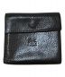 IL BISONTE（イル ビゾンテ）の古着「Wホック財布」｜ブラック